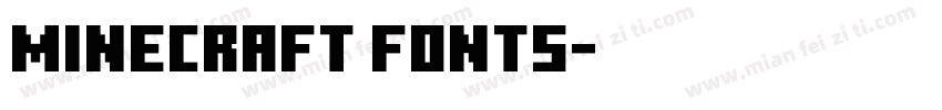 Minecraft Fonts字体转换